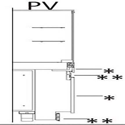 Kit fronton décoratif comptoir vitrine, panneau de bois, plinthe et moulures