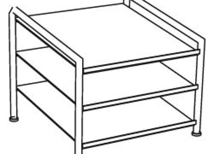 Glass hold unit, 3 levels