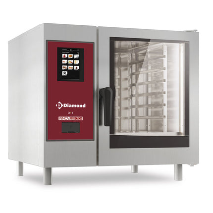 Four à gaz "TOUCH" chaudière vapeur et convection 6xGN1/1+ Nettoyage