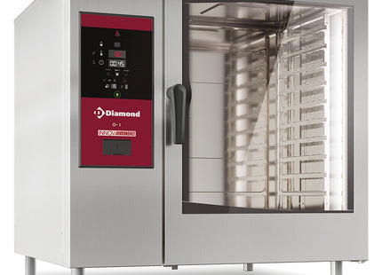 Gas oven direct steam and convection 10x GN2/1 with "automatic cleaning system"