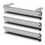 Option kit of 3 drawers: "built-in" key lock (3 pieces)
