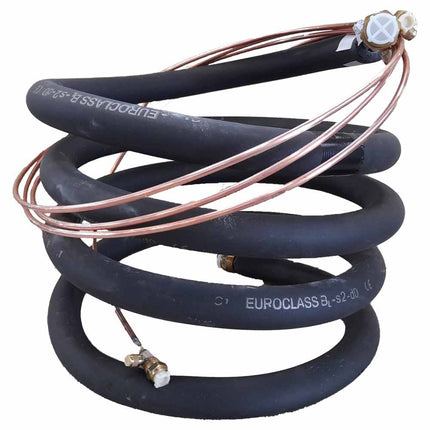 Option : Pre-charged tubes and electric cable