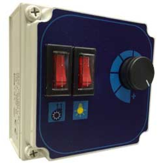 Speed variator, switch LED