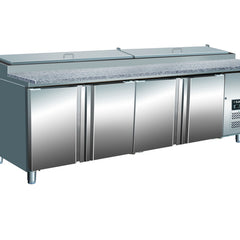 SARO anretningsstation 1/3 GN med bordplade i granit, 
model GN SH 2500