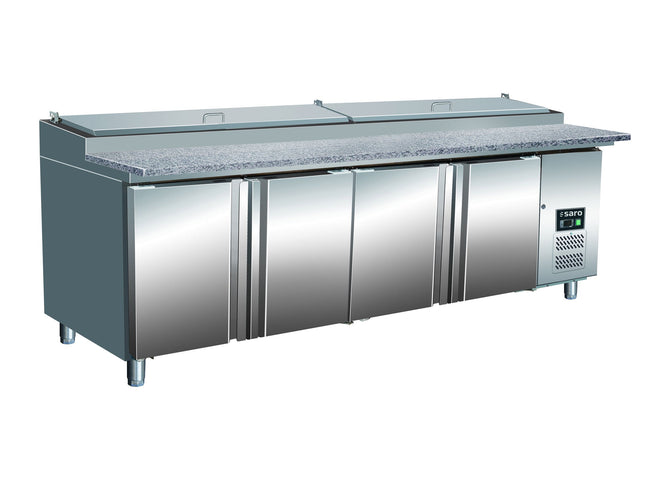 SARO anretningsstation 1/3 GN med bordplade i granit, 
model GN SH 2500