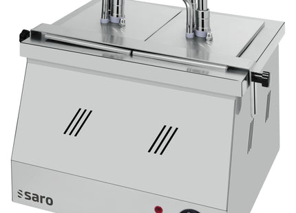 SARO vandbad 2X1/4 GN 200 med dispenser 
Model BM-0214