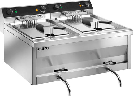 SARO frituregryde 
Bordmodel GASTROLINE 9+9V