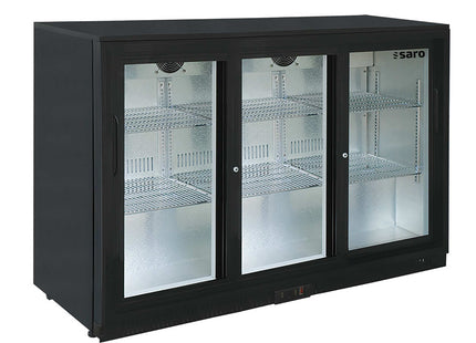 SARO bar-køleskab med 3 skydedøre, 
model BC 320 SD