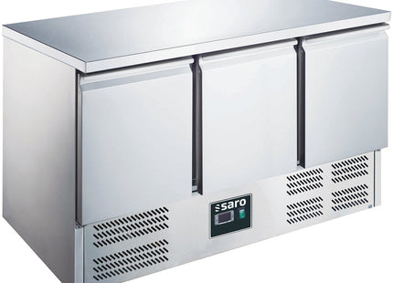 SARO kølebord med 3 døre, 
model ES 903 S/S TOP