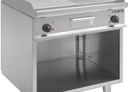 SARO elektrisk grillplade med åben underdel, 
model E7/KTE2BAM