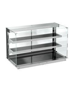 DROP-IN CUBIC HEATED CERAMIC DISPLAY - BLACK 3/1
