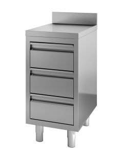 700 WORKTABLE WITH DRAWERS UPSTAND 400