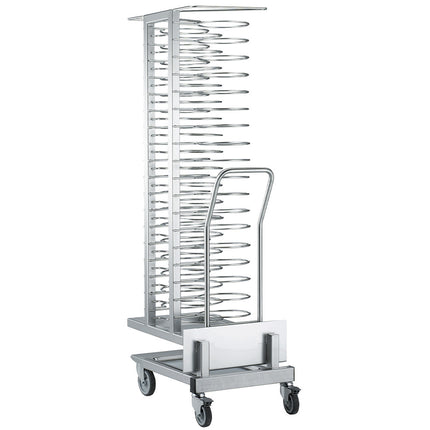 Carriage and removable loader, for 45 plates (ø 300 mm), oven 20x GN 1/1 (space 85 mm)