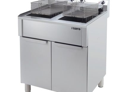 SARO elektrisk frituregryde 20+20 L 
Model BRAGA – detaljebillede 2