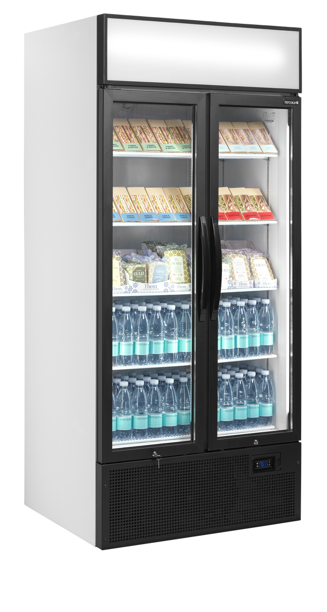 2-door display cooler with canopy - FSC891H