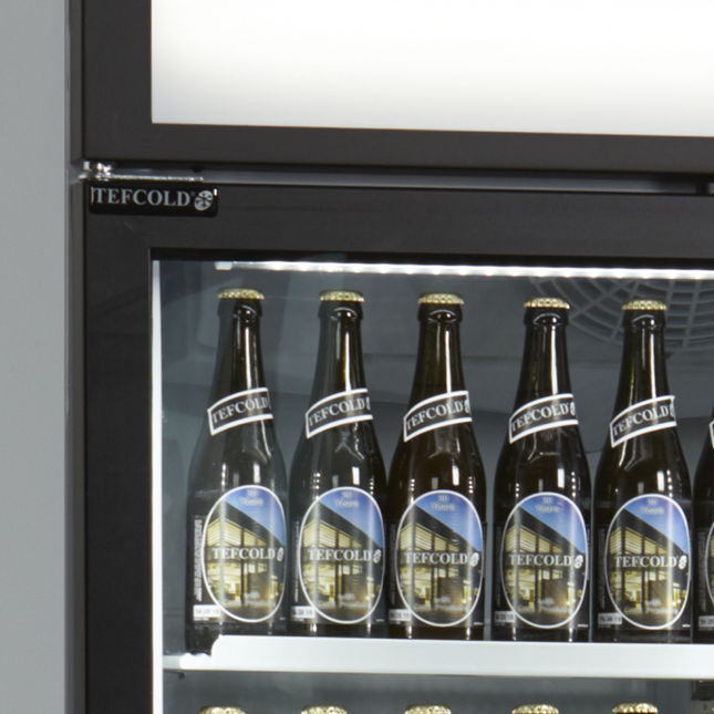 3-door display cooler with canopy - FSC1600H