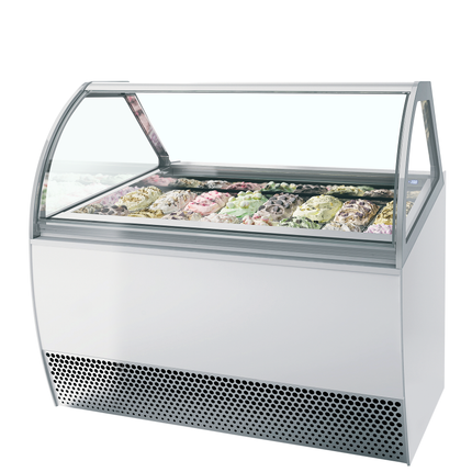 Ventilerad skopa Glassdisplay - MILLENNIUM LX16
