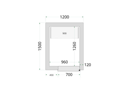 Koelcelpanelen 120 mm - CR 120x150x220
