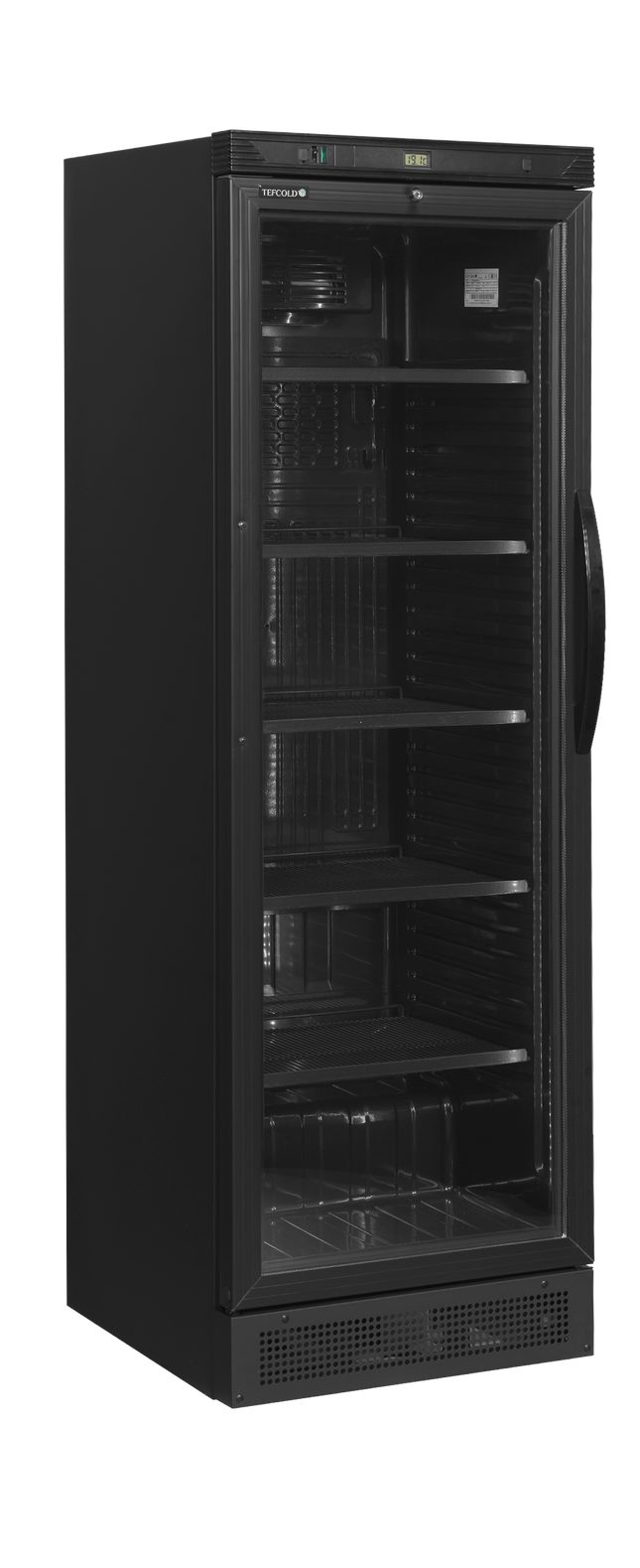 Vitrine à boissons réfrigérée, Charnière à gauche - CEV425 NOIR L/H