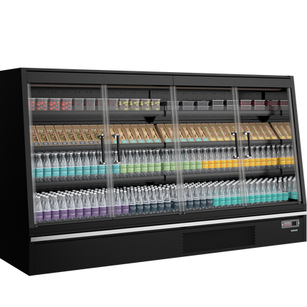 Supermarked Multideck Køler - Galaxy+ GPL26FGD Sort