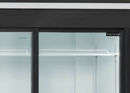 2-deurs displaykoeler met luifel - FSC1000S