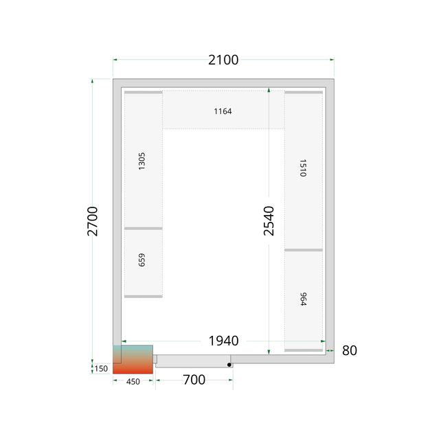 CRPF2127 - Shelf Rack System Kit
