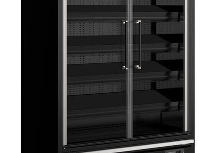 Supermarket Multideck Cooler - Galaxy+ GP14FGD Svart