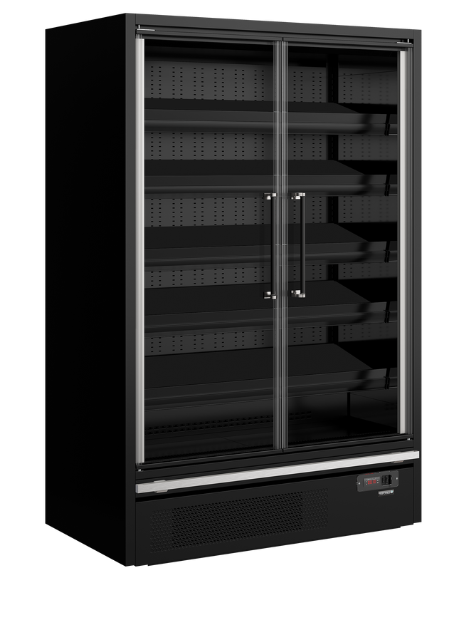 Glacière multi-étages pour supermarché - Galaxy+ GP14FGD Noir