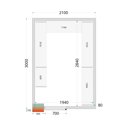 CRPF2130 - Shelf Rack System Kit