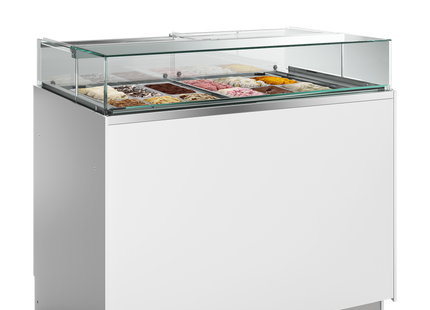 Ventilated Scoop Ice Cream Display - DELTA NEW