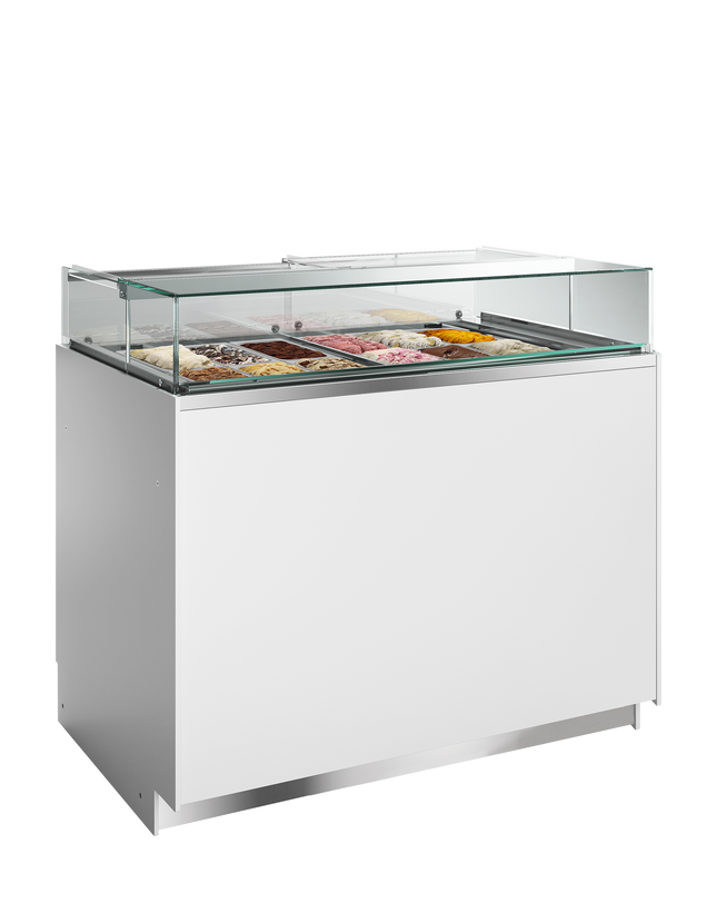 Ventilated Scoop Ice Cream Display - DELTA NEW