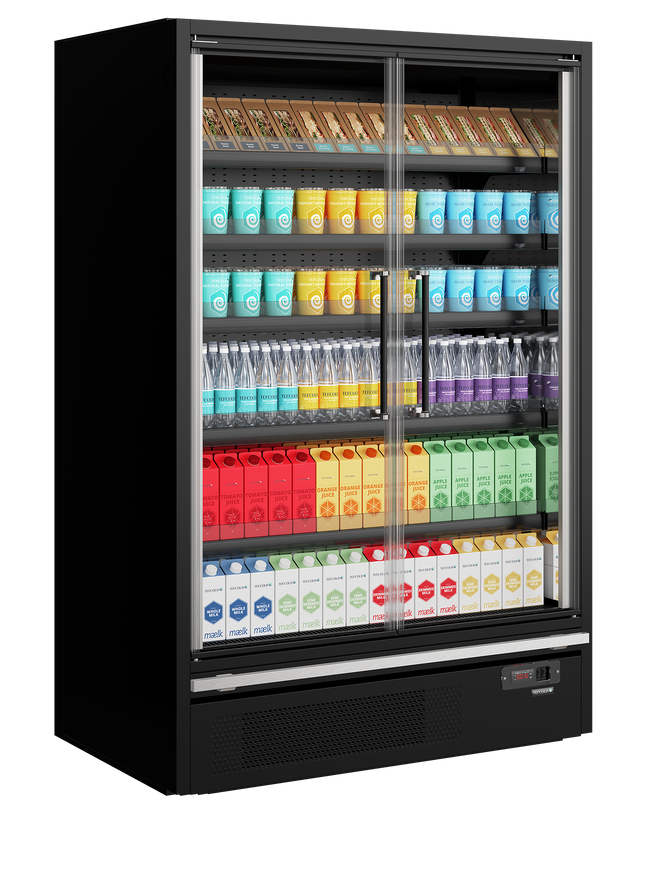 Supermarket Multideck Cooler - Galaxy+ GP14FGD Maxi Black