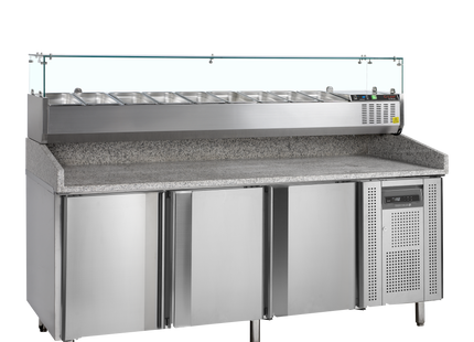 Pizza Table incl. Topping Unit - PT1300 + GVC38-200