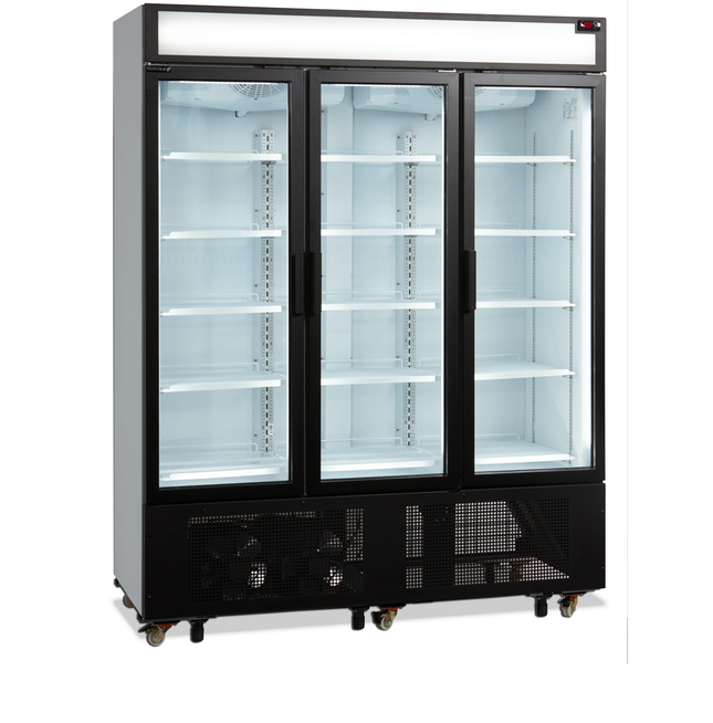3-door display cooler with canopy - FSC1600H