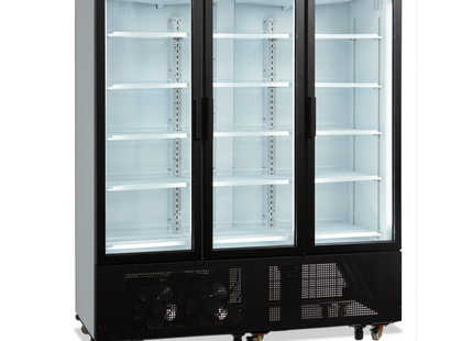 3-Dörr displaykylare med kapell - FSC1600H