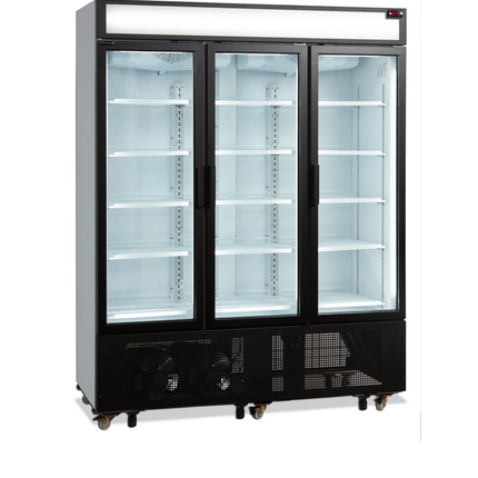 3-door display cooler with canopy - FSC1600H