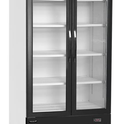 2-door display cooler with canopy - FSC1000H