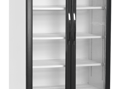 2-door display cooler with canopy - FSC1000H
