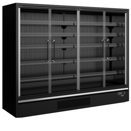 Glacière multi-étages pour supermarché - Galaxy+ GP26FGD Maxi Black
