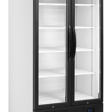 2-deurs displaykoeler met overkapping - FSC891H