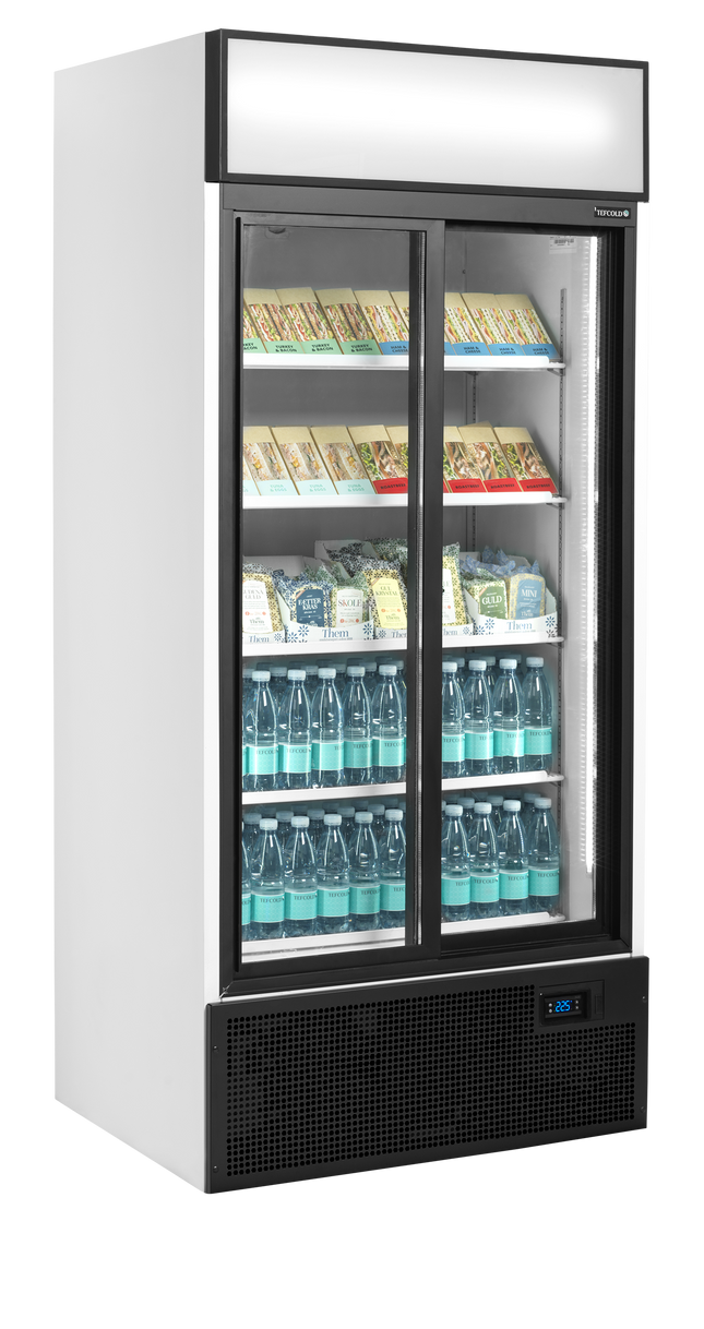 2-door display cooler with canopy - FSC891S