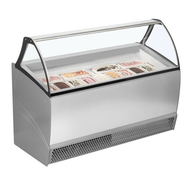 Ventilated Scoop Ice Cream Display - BERMUDA RV13