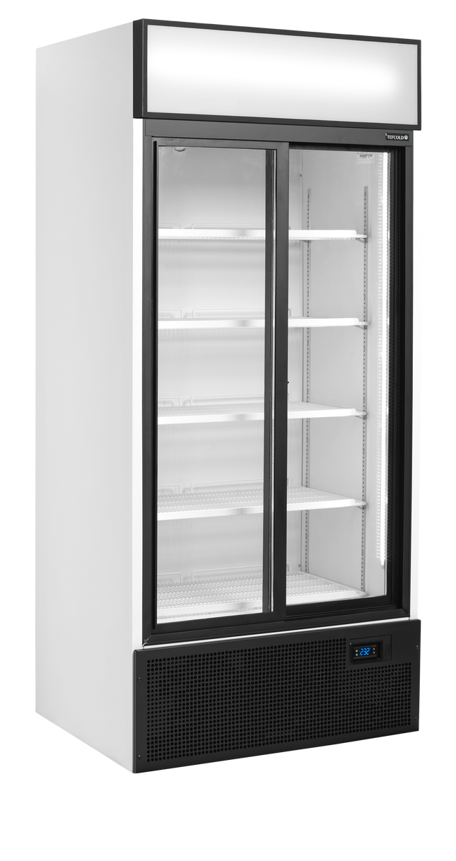 2-door display cooler with canopy - FSC891S