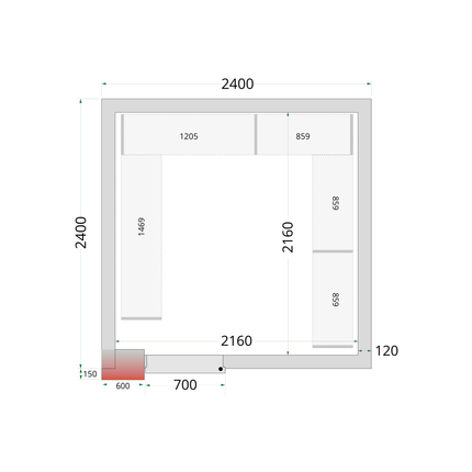 CRNF2424 - Shelf Rack System Kit