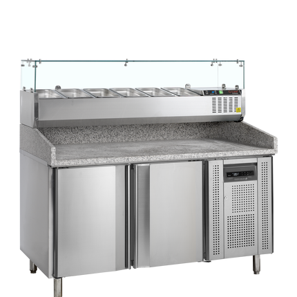 Pizza bord inkl. Topping-enhed - PT1200 + GVC38-150