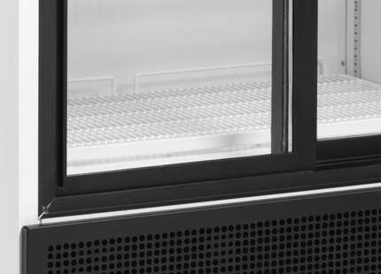 2-deurs displaykoeler met luifel - FSC891S