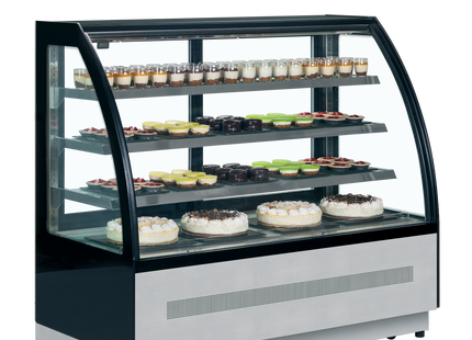 Comptoir vitrine réfrigéré - LPD1500C/NOIR