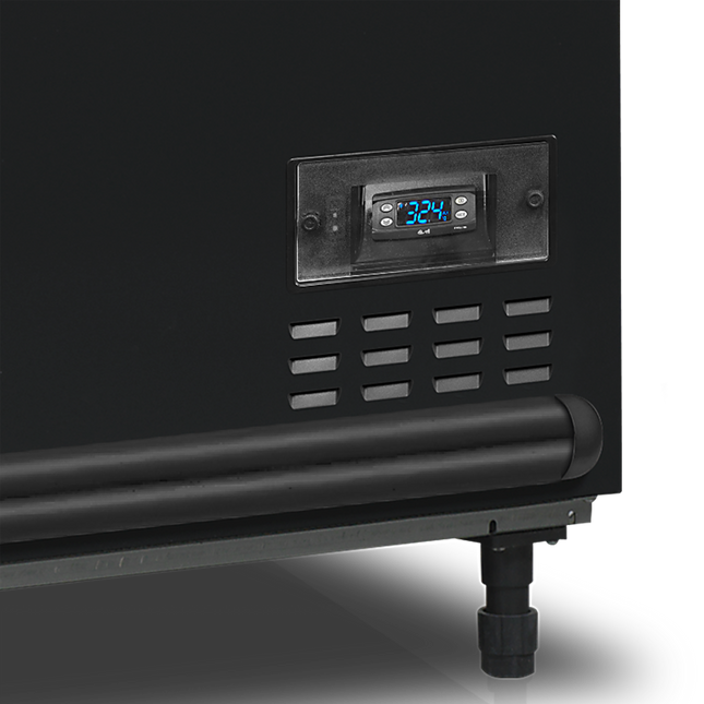 Black Supermarket Cooler / Freezer - SFI210B-CF VS
