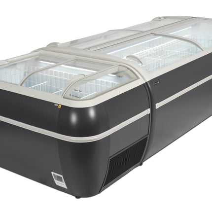 Antracit Supermarket kyl/frys - TWIN 220A-CF