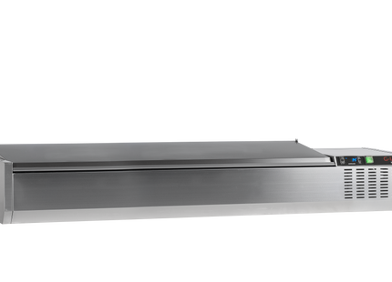 Vitrinekoeler GN1/4 - GVC33-180 RVS